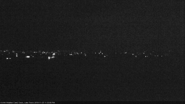 Lake Travis webcam, November 25, 2018 10:35 PM CT