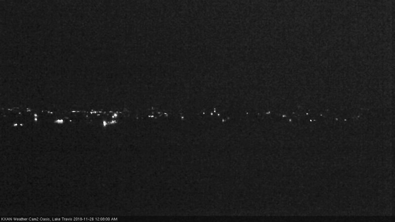 Lake Travis webcam, November 25, 2018 11:10 PM CT
