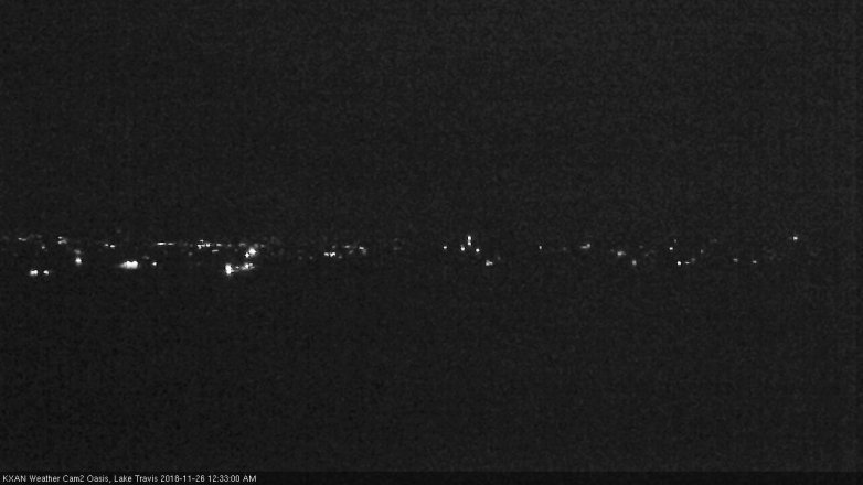 Lake Travis webcam, November 25, 2018 11:35 PM CT