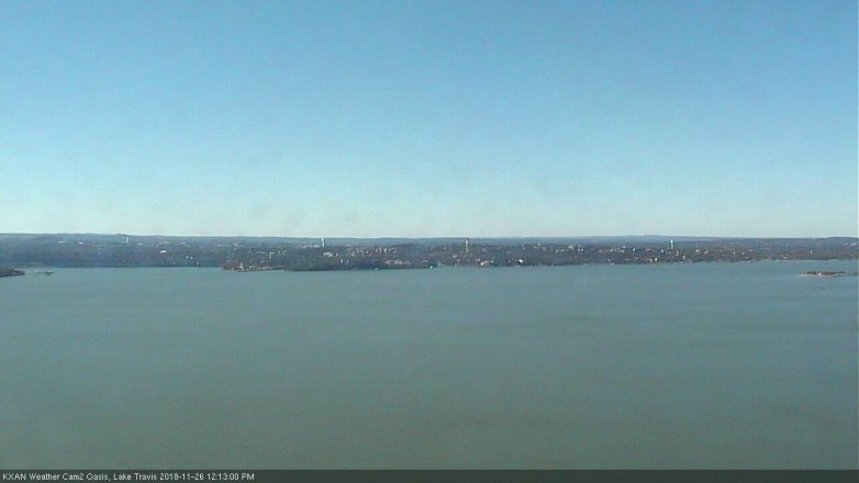 Lake Travis webcam, November 26, 2018 11:15 AM CT