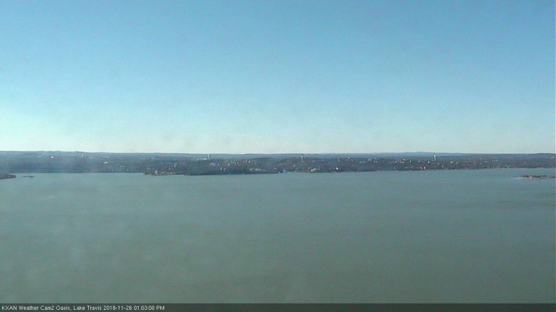 Lake Travis webcam, November 26, 2018 12:05 PM CT