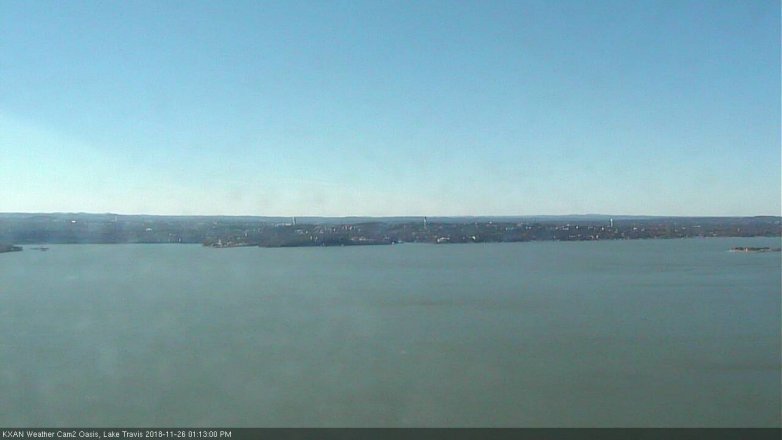 Lake Travis webcam, November 26, 2018 12:15 PM CT