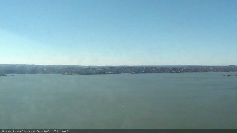 Lake Travis webcam, November 26, 2018 12:20 PM CT