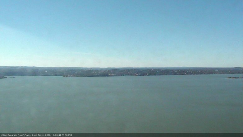 Lake Travis webcam, November 26, 2018 12:25 PM CT