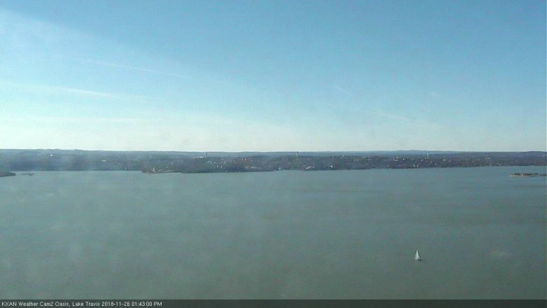 Lake Travis webcam, November 26, 2018 12:45 PM CT