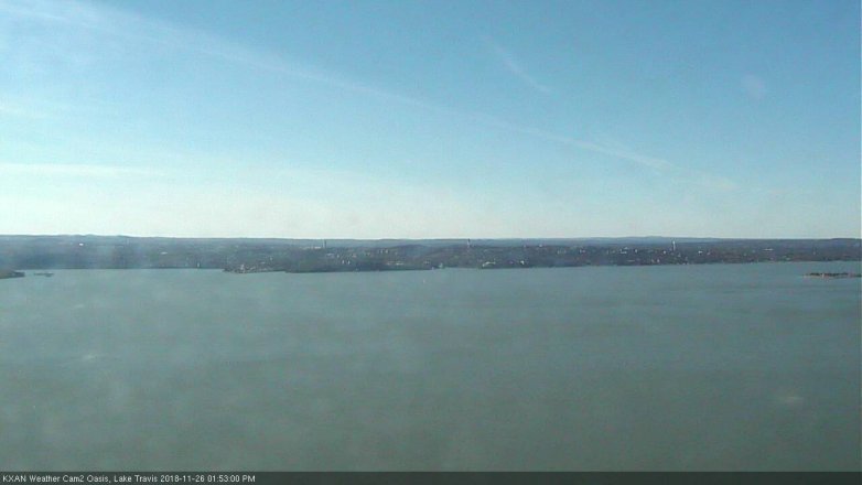Lake Travis webcam, November 26, 2018 12:55 PM CT