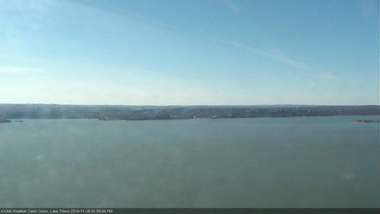 Lake Travis webcam, November 26, 2018 1:00 PM CT