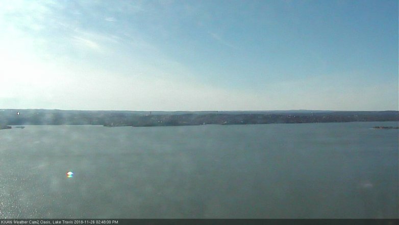 Lake Travis webcam, November 26, 2018 1:50 PM CT