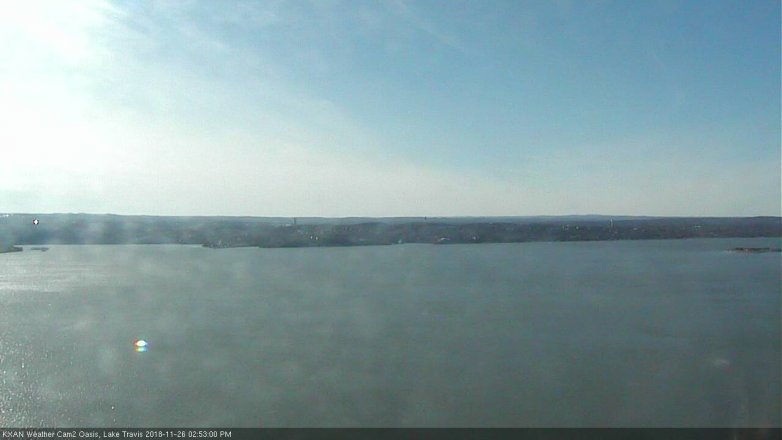 Lake Travis webcam, November 26, 2018 1:55 PM CT