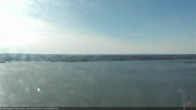 Lake Travis webcam, November 26, 2018 2:10 PM CT