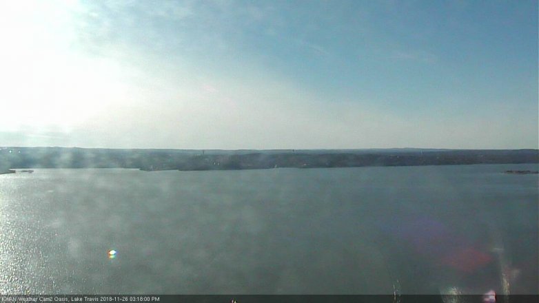 Lake Travis webcam, November 26, 2018 2:20 PM CT