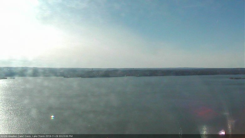 Lake Travis webcam, November 26, 2018 2:25 PM CT