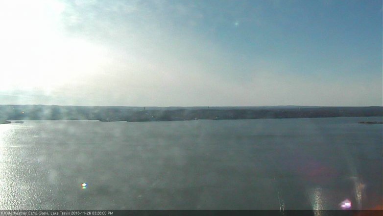 Lake Travis webcam, November 26, 2018 2:30 PM CT