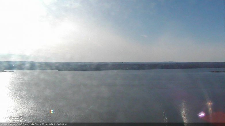 Lake Travis webcam, November 26, 2018 2:40 PM CT