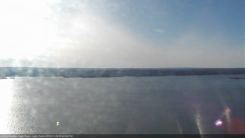 Lake Travis webcam, November 26, 2018 2:45 PM CT