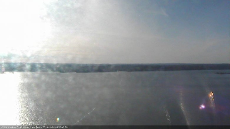 Lake Travis webcam, November 26, 2018 3:00 PM CT