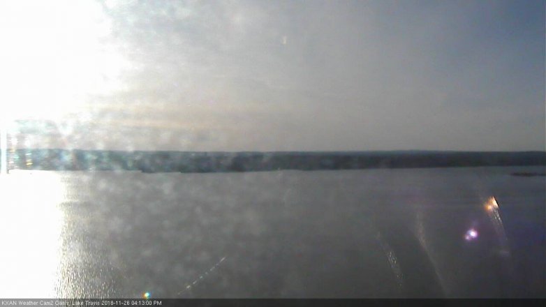Lake Travis webcam, November 26, 2018 3:15 PM CT