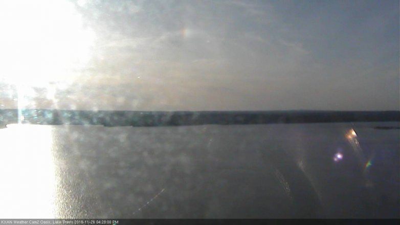 Lake Travis webcam, November 26, 2018 3:30 PM CT