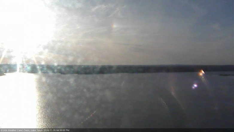 Lake Travis webcam, November 26, 2018 3:40 PM CT