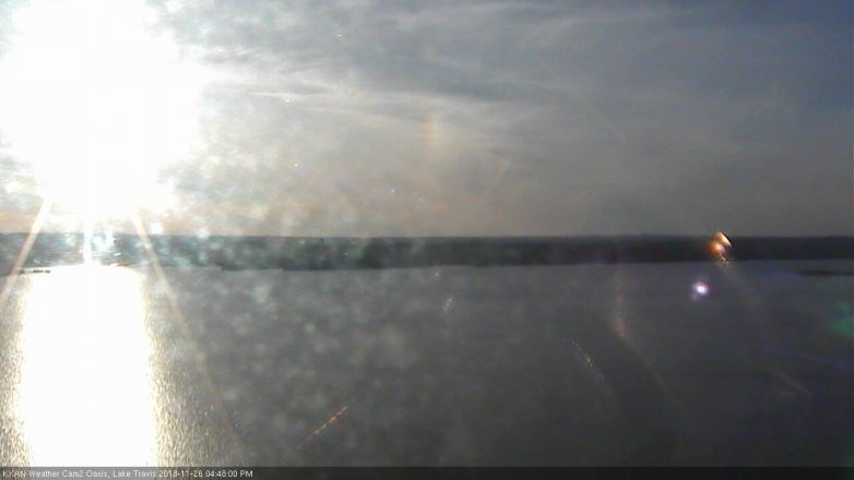 Lake Travis webcam, November 26, 2018 3:50 PM CT