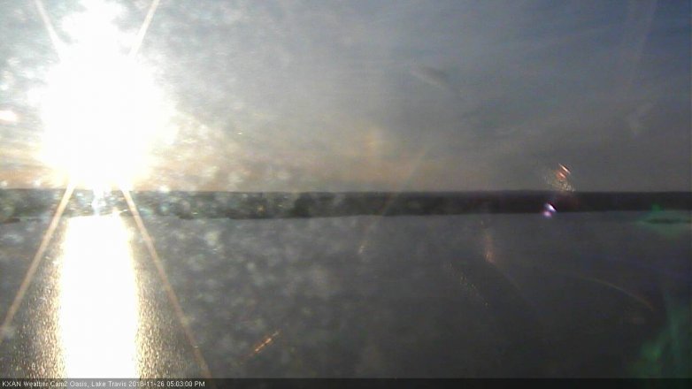 Lake Travis webcam, November 26, 2018 4:05 PM CT