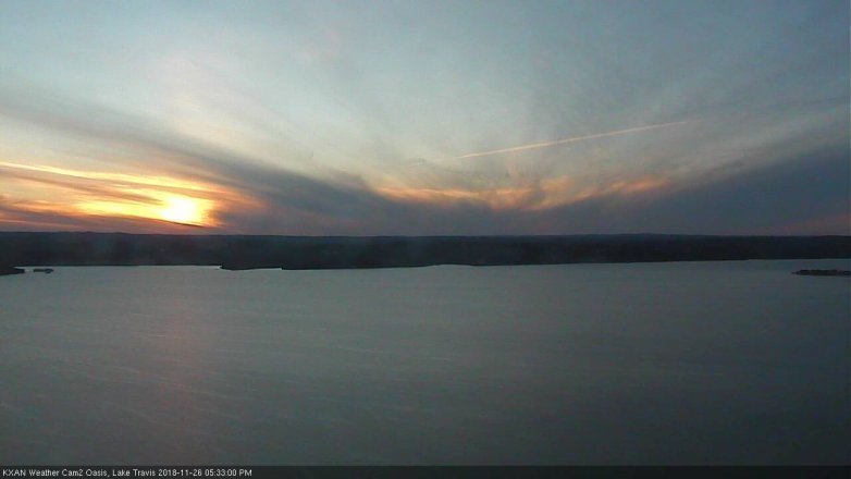 Lake Travis webcam, November 26, 2018 4:35 PM CT