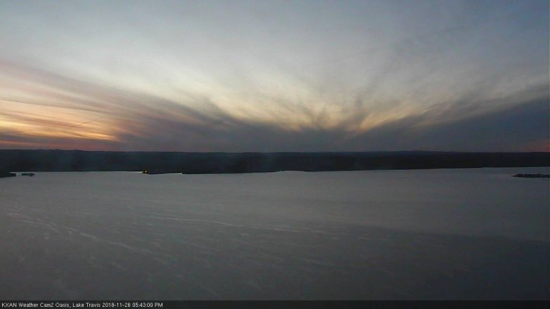 Lake Travis webcam, November 26, 2018 4:45 PM CT