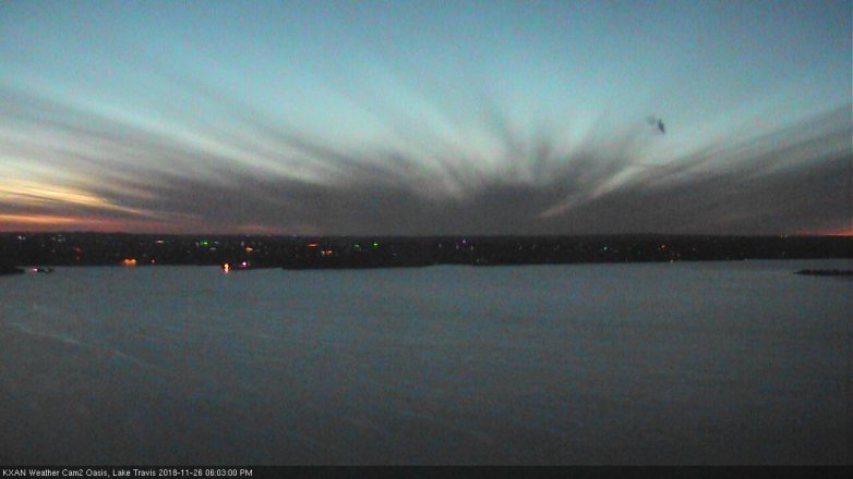 Lake Travis webcam, November 26, 2018 5:05 PM CT