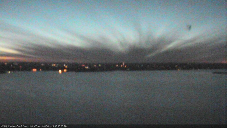 Lake Travis webcam, November 26, 2018 5:10 PM CT