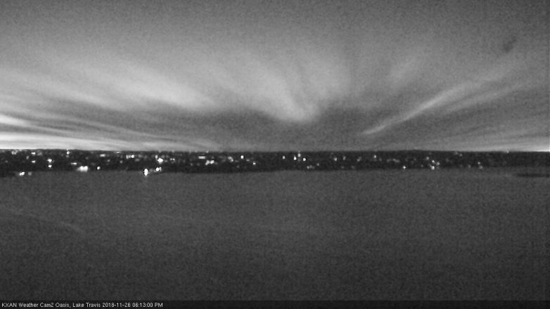Lake Travis webcam, November 26, 2018 5:15 PM CT
