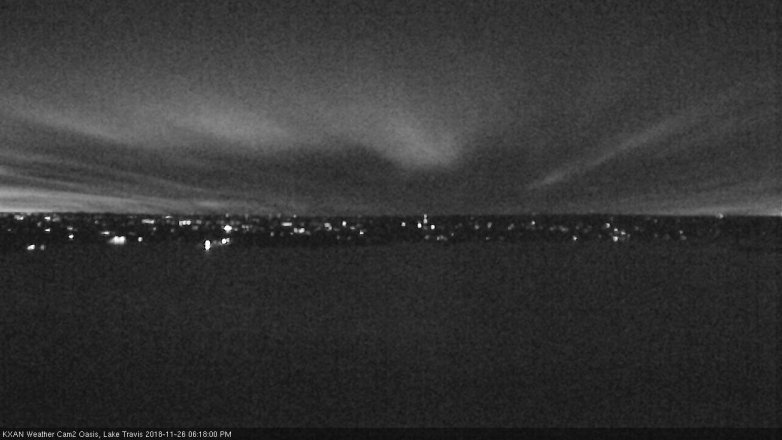 Lake Travis webcam, November 26, 2018 5:20 PM CT