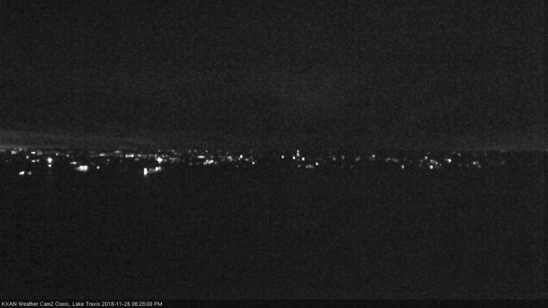 Lake Travis webcam, November 26, 2018 5:30 PM CT