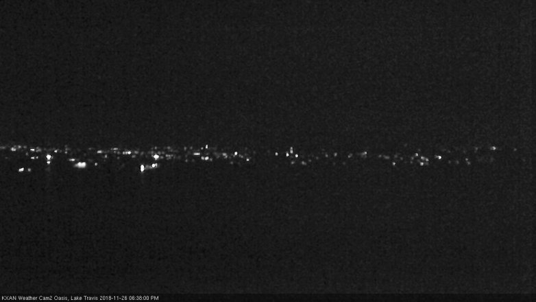 Lake Travis webcam, November 26, 2018 5:40 PM CT