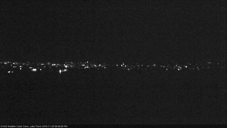 Lake Travis webcam, November 26, 2018 5:50 PM CT