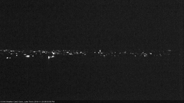 Lake Travis webcam, November 26, 2018 5:55 PM CT