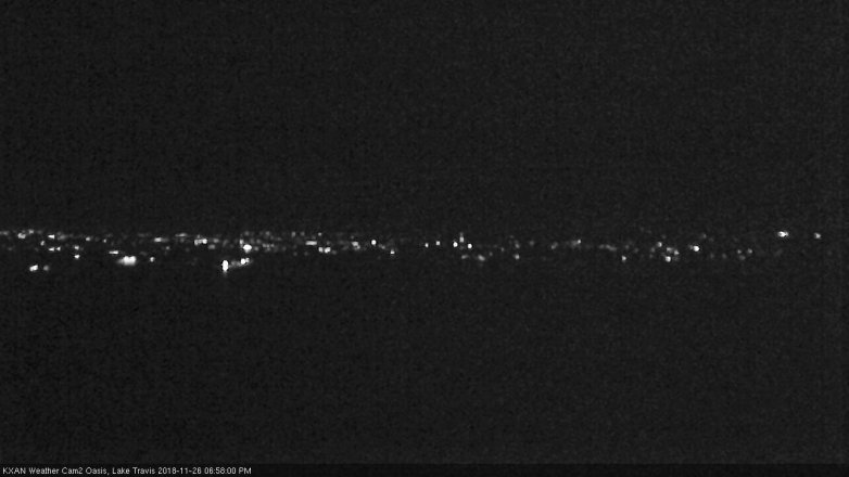 Lake Travis webcam, November 26, 2018 6:00 PM CT