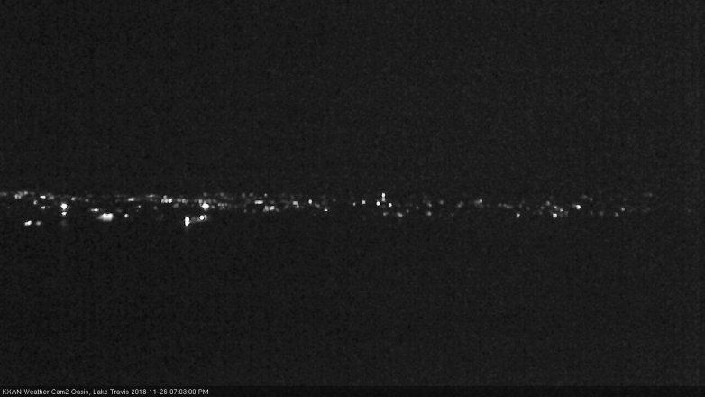 Lake Travis webcam, November 26, 2018 6:05 PM CT