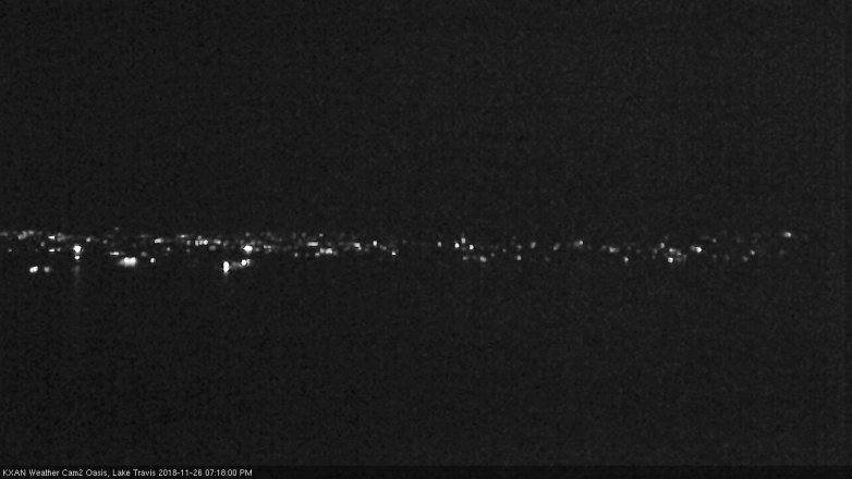 Lake Travis webcam, November 26, 2018 6:20 PM CT