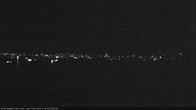 Lake Travis webcam, November 26, 2018 6:25 PM CT