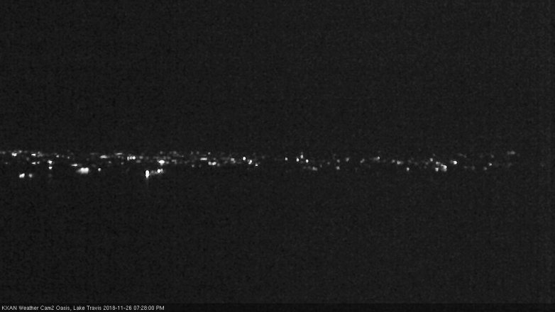 Lake Travis webcam, November 26, 2018 6:30 PM CT