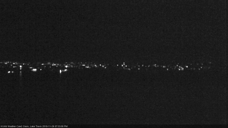 Lake Travis webcam, November 26, 2018 6:35 PM CT