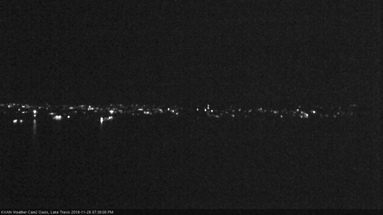 Lake Travis webcam, November 26, 2018 6:40 PM CT