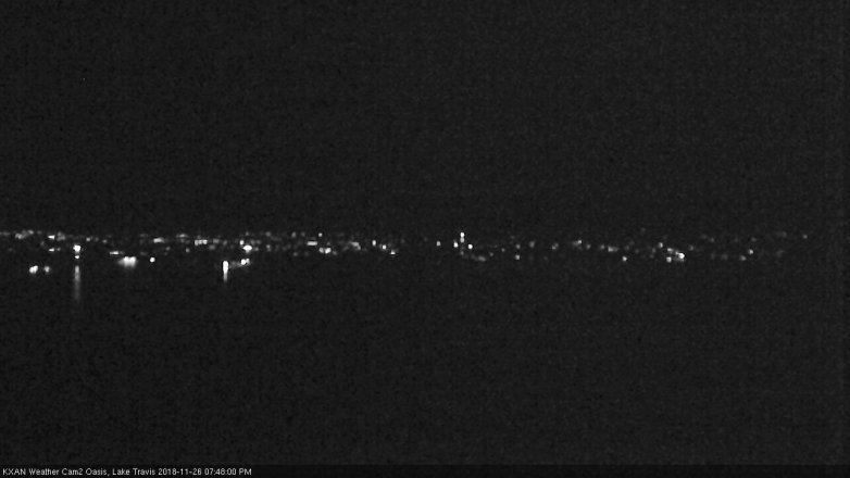 Lake Travis webcam, November 26, 2018 6:50 PM CT