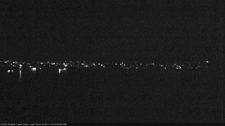 Lake Travis webcam, November 26, 2018 6:55 PM CT