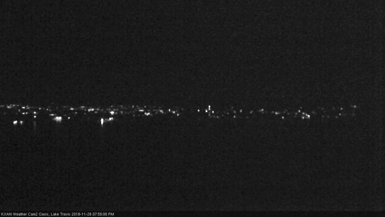 Lake Travis webcam, November 26, 2018 7:00 PM CT