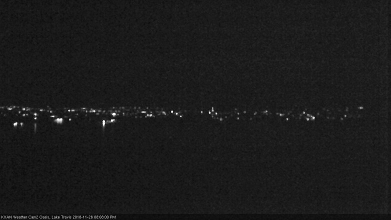 Lake Travis webcam, November 26, 2018 7:10 PM CT