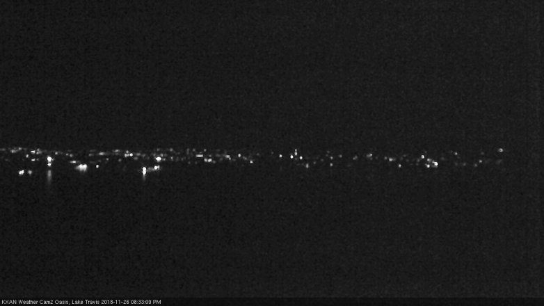 Lake Travis webcam, November 26, 2018 7:35 PM CT