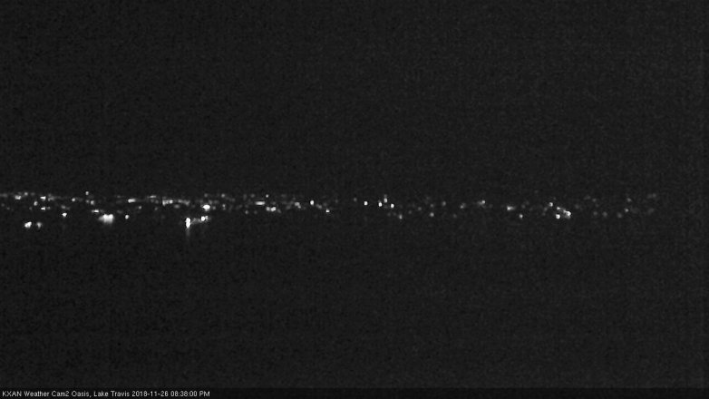 Lake Travis webcam, November 26, 2018 7:40 PM CT