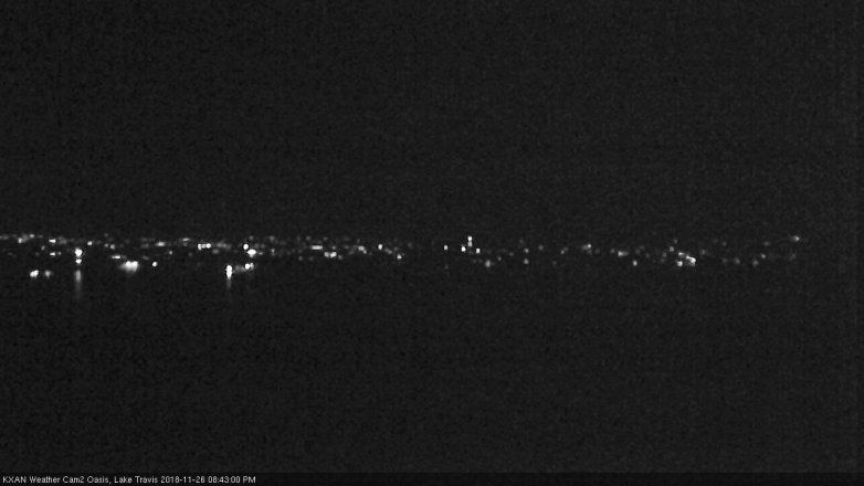Lake Travis webcam, November 26, 2018 7:45 PM CT