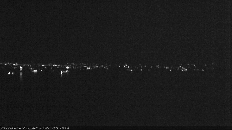 Lake Travis webcam, November 26, 2018 7:50 PM CT